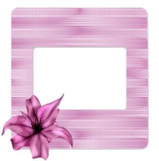 Фиолетовая с цветком