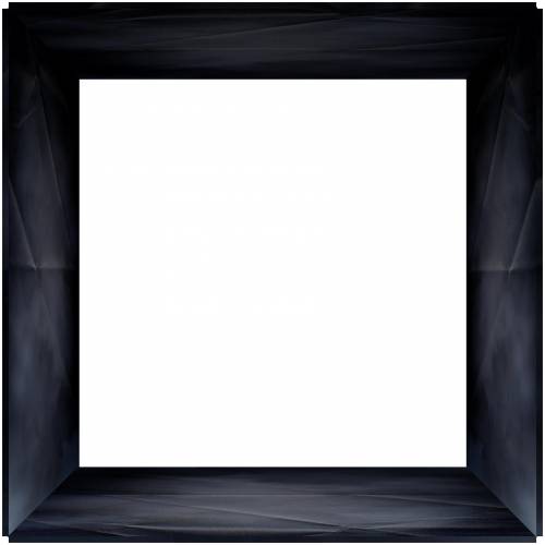 Черная рамка с белыми квадратиками в уголках