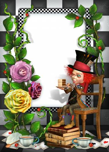 Безумный шляпник и розы