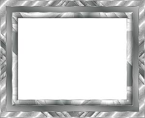 Бело-серая рамка с серой отделкой