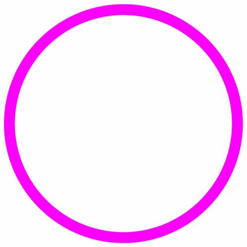 Яркий розовый круг