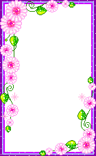 Фиолетовая рамка с ромашками