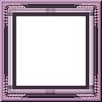 Квадратная рамка фиолетовая