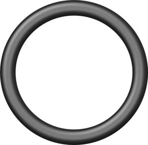 Черная круглая
