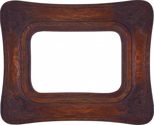 Старая деревянная рамка с затемнением по углам
