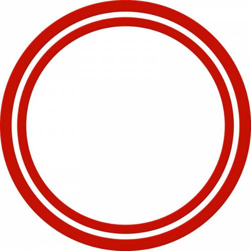 Красная рамка с белой полосой по центру