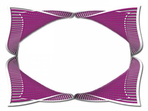 Фигурная рамочка фиолетовая