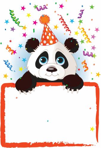 С Днем рождения! Панда