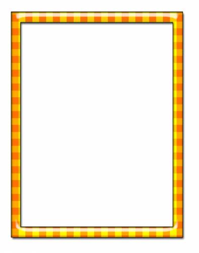 Прямоугольная горизонтальная рамка желто-оранжевая