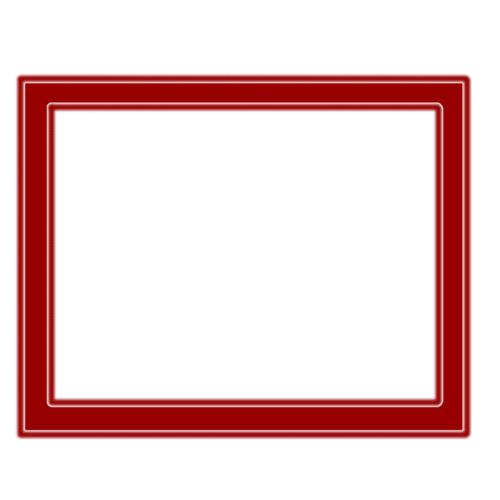 Красная рамка с белыми обводками