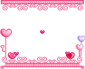 Розовая рамка с сердечками