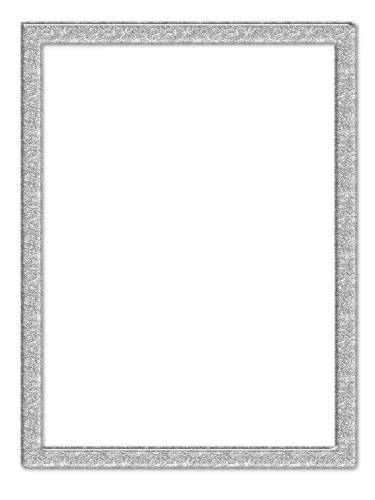 Серебряная рамка вертикальная с омелким рисунком