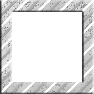 Рамка квадратная серые и белые полосы