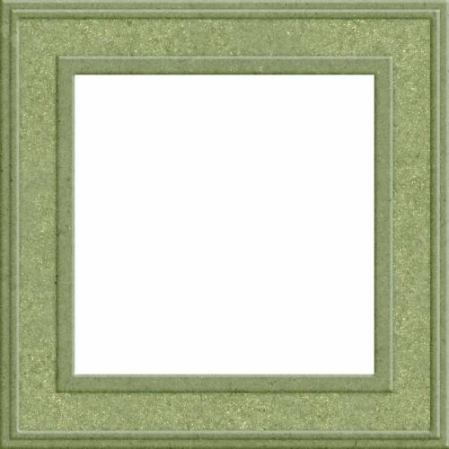 Зеленая квадратная рамочка