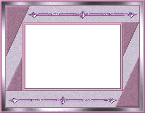 Фиолетовая рамка с серебром