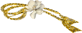 Разделитель - золотой пояс с цветком