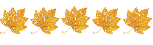 Разделитель - желтые листья линией