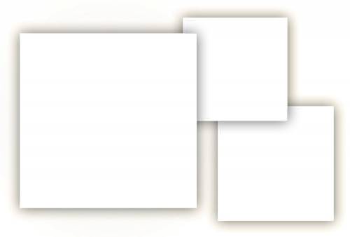 Белые рамочки для трех фотографий